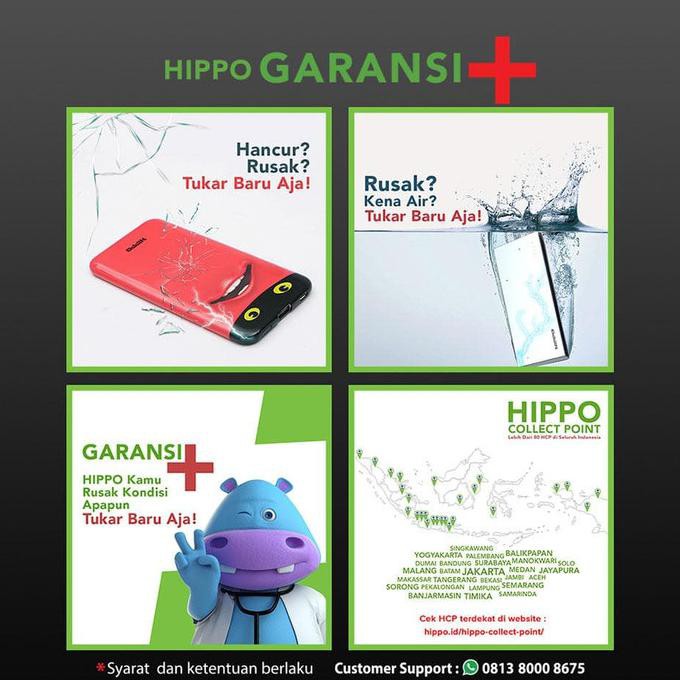 Pb7467796- Hippo Power Bank Evo Pro 10000 Mah Sdc Smart Detect Charging - Red Y468R57Ds