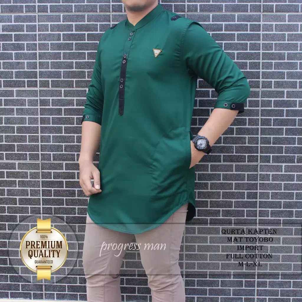 baju Koko kurta lengan 3/4 ,baju Koko pria,fashion muslim pria,kurta pakistan-1