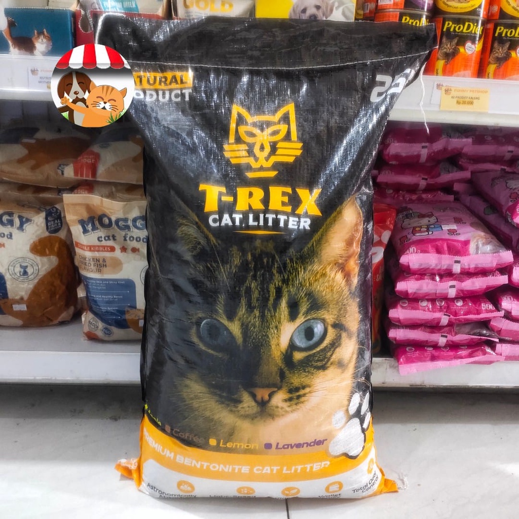 Pasir Kucing Gumpal Wangi 25 Liter Trex Premium - Cat Sand Xtrex 25ltr