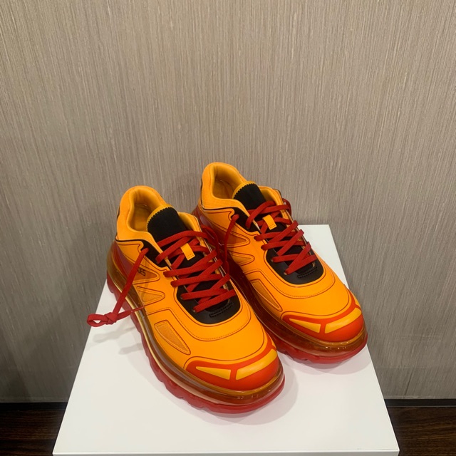 Sepatu Sneakers Shoes 53045 designer shoes brand Balenciaga Warna Orange Red Flame Original BIG SIZE
