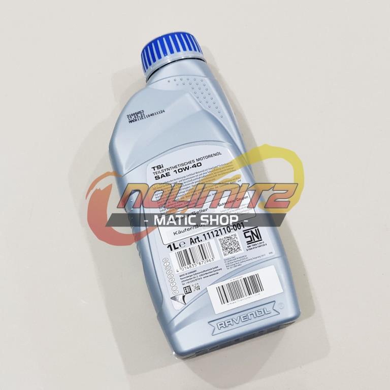 Oli Ravenol TSI Semi Synthetic 1L 10W-40 Yamaha NMAX XMAX Aerox 155