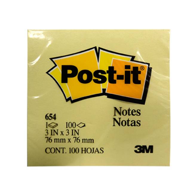 

Post-it 3M 654 yellow