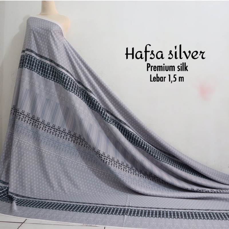 Hafsa series | kain premium silk | referensi tunik heavan light