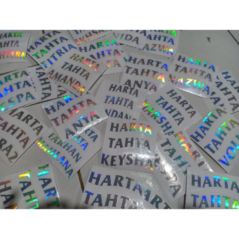 Grosir 4 Ribu Stiker Harta Tahta Wanita Bisa Custom Ajarin Aku Bang Jago Shopee Indonesia