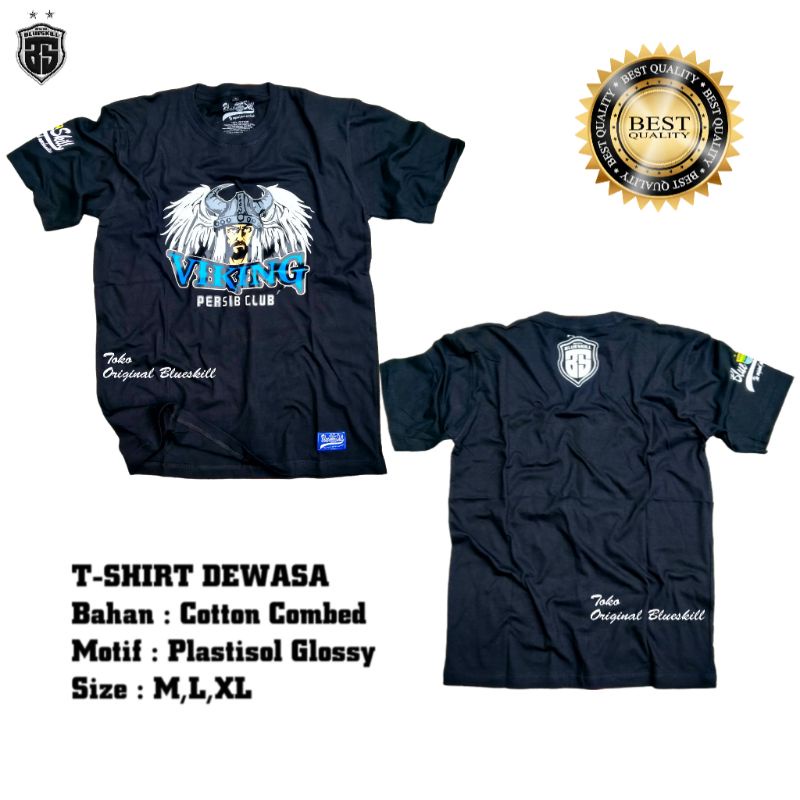 Baju persib / kaos viking persib / atasan kaos persib / kaos originalblueskill terbaru