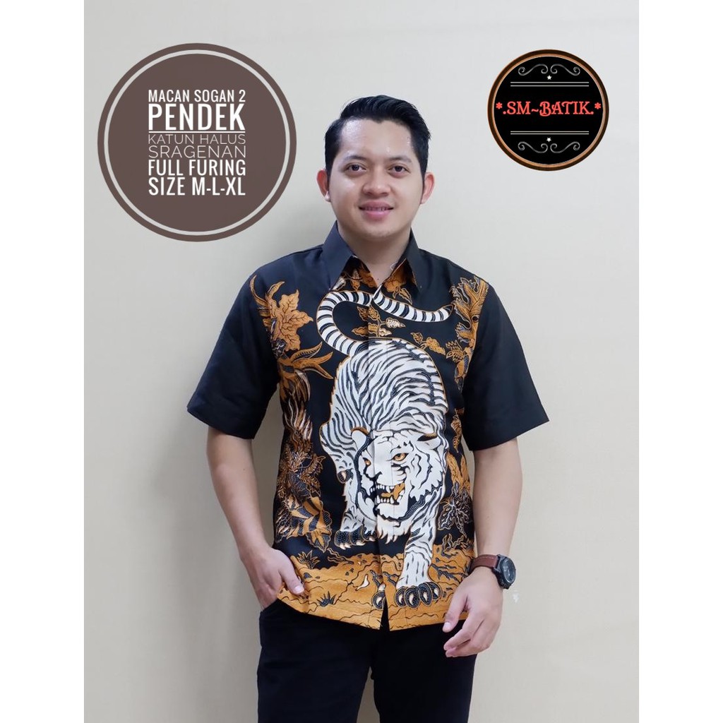 MACAN SOGAN 2 SM BATIKSOLOAMANAH KEMEJA BAJU BATIK PRIA SOLO LENGAN PENDEK PANJANG LAPIS FURING ATASAN BATIK PREMIUM MODERN KATUN HALUS PERMANA MERAH BANGAU LEMON PANJI LESMONO NAVY GUNARDO BIMO IJO GUNAWAN GURDO IJO NAGA ABU BINTARA BRAMANTYA WISAKA