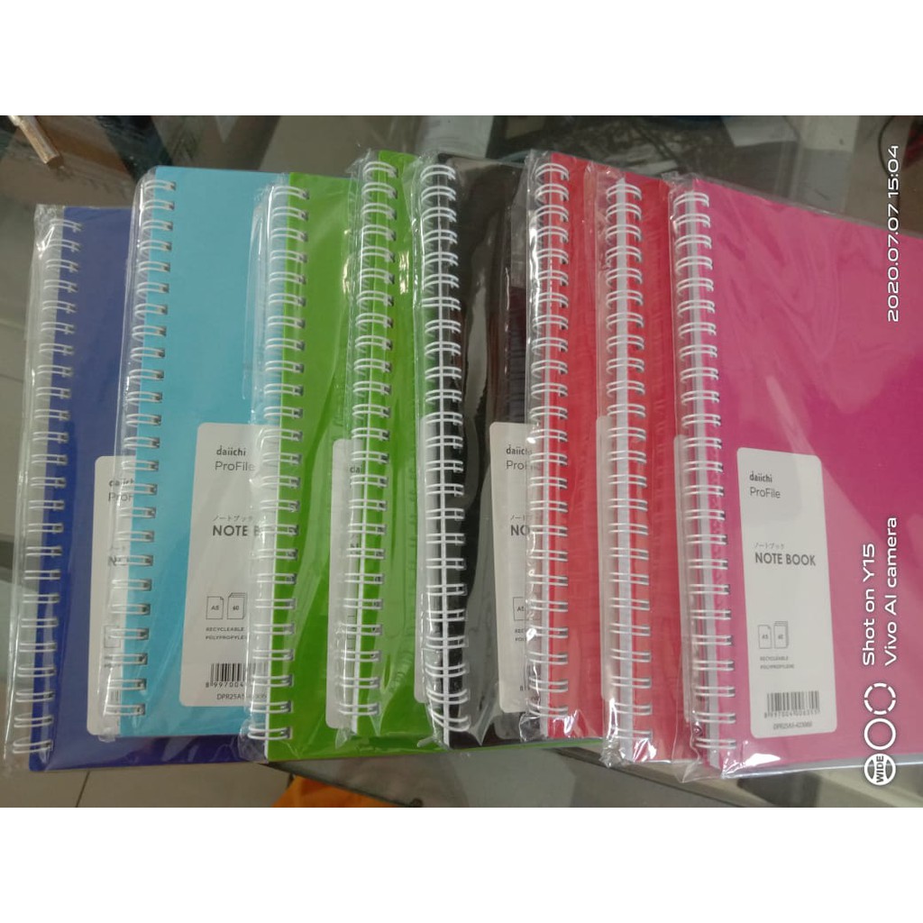 

DAIICHI DPR A5 NOTE BOOK 60 SHEET - notebook ring