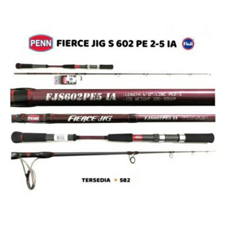 JORAN PENN FIERCE JIGGING PJS582 PE 1-3...FUJI ORIGINAL