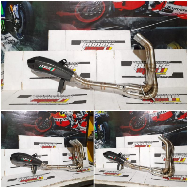 Knalpot CORSE ITALYAN Ninja ZX25R Underbelly Full System PNP
