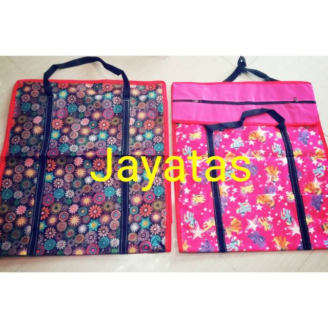 Tas kain micro satin super jumbo XL / tas barang / tas multifungsi / tas mudik/ tas piknik/ tas laundry