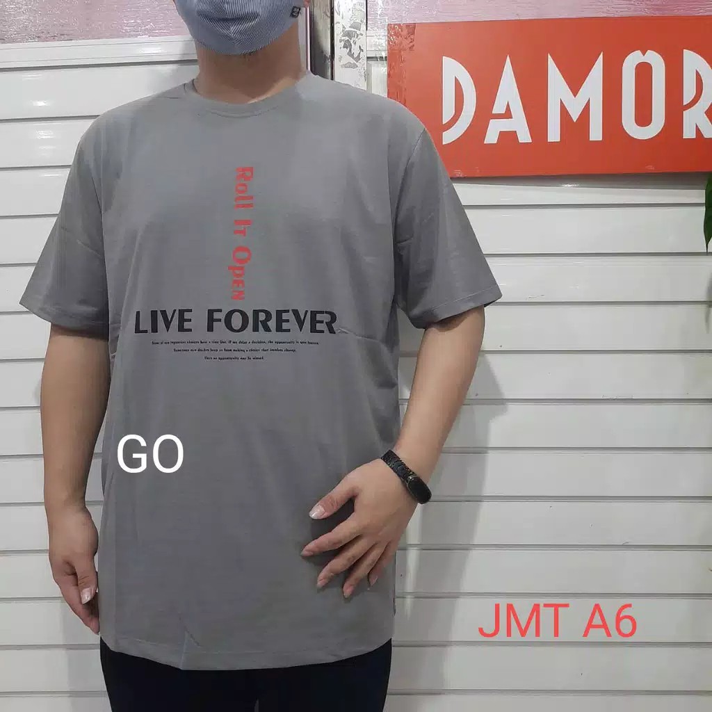 gos B2 DAMOR (CRESSIDA) 3XL Jumbo Extra Size Big Size Misty Kaos Oblong Baju Distro Kaos Dakwah Pria