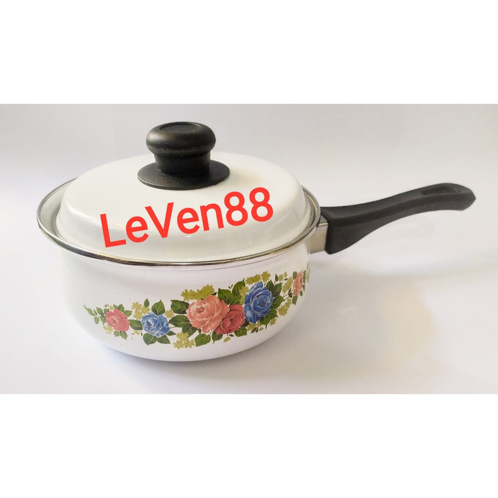 sauce pan Kedaung 18 cm/panci enamel/panci