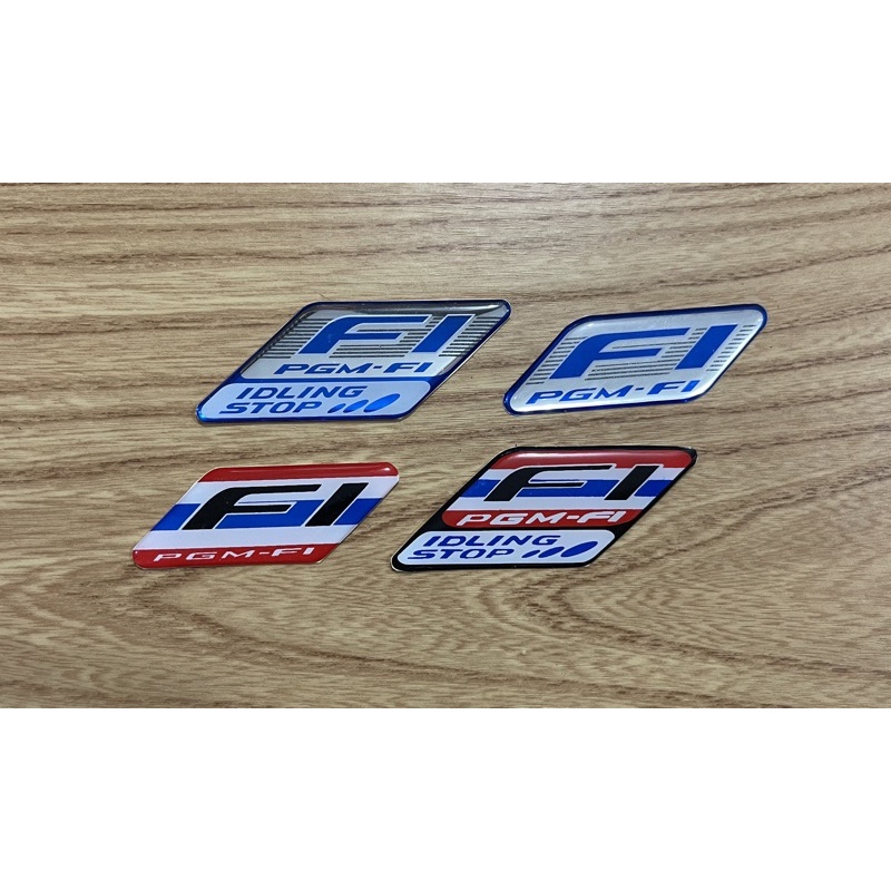 EMBLEM STIKER TIMBUL HONDA FI MODEL STANDAR