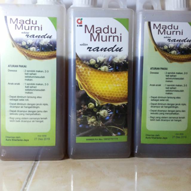 

Madu murni nektar randu