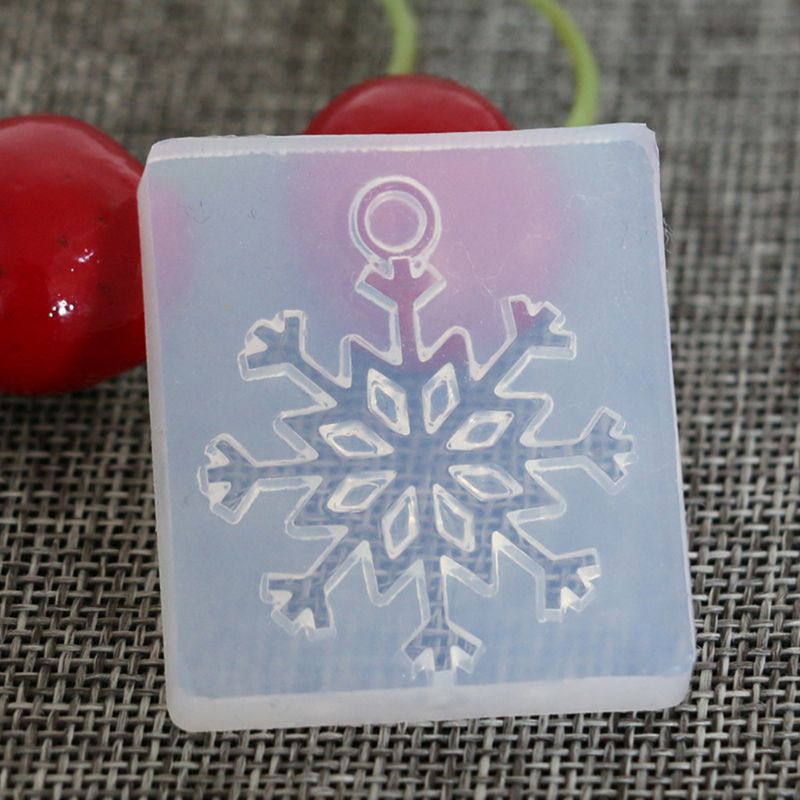 SIY  Silicone Mold Snowflake  DIY Crafts Jewelry Making Pendant Epoxy Resin