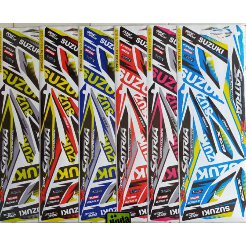 striping variasi/lis/stiker Motor Suzuki FU150