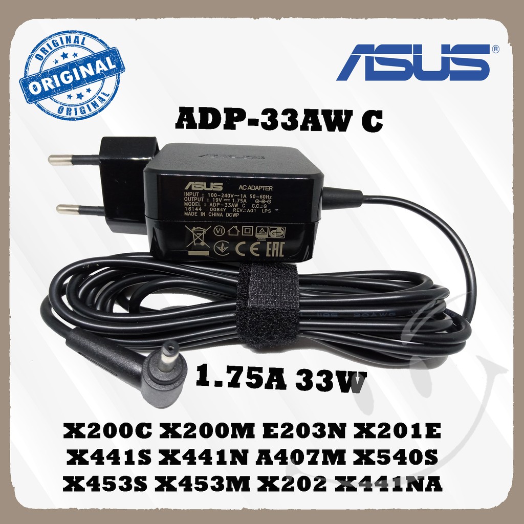 Charger Laptop Asus Original X453M X441N X200M E203N X201E