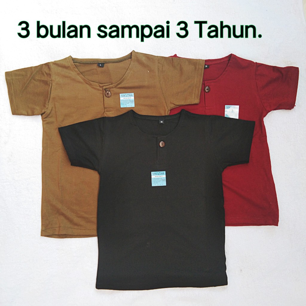 Baju Pendek Bayi - Kaos Polo Anak - Kaos Anak - Kaos Polo