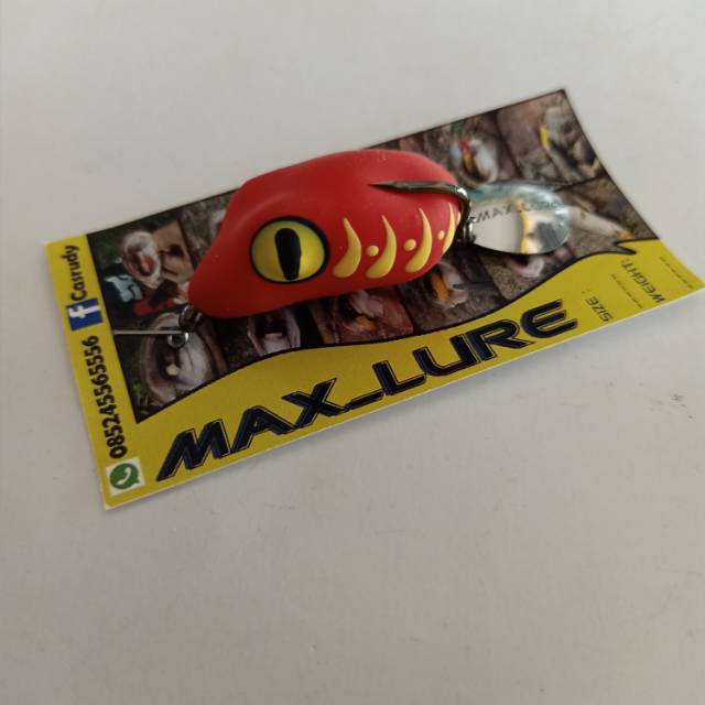 Max lure kadal umpan sof frog