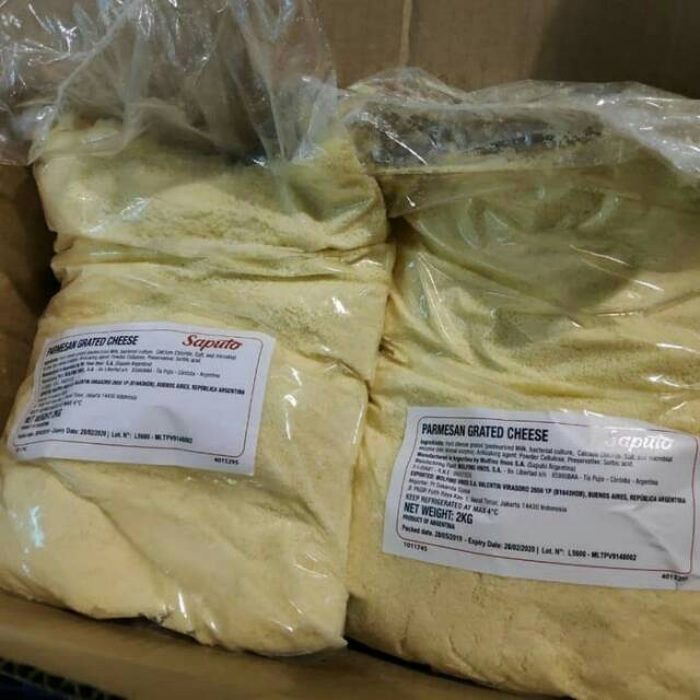 

PROMO TERMURAH KEJU PARMESAN BUBUK SAPUTO 2Kg