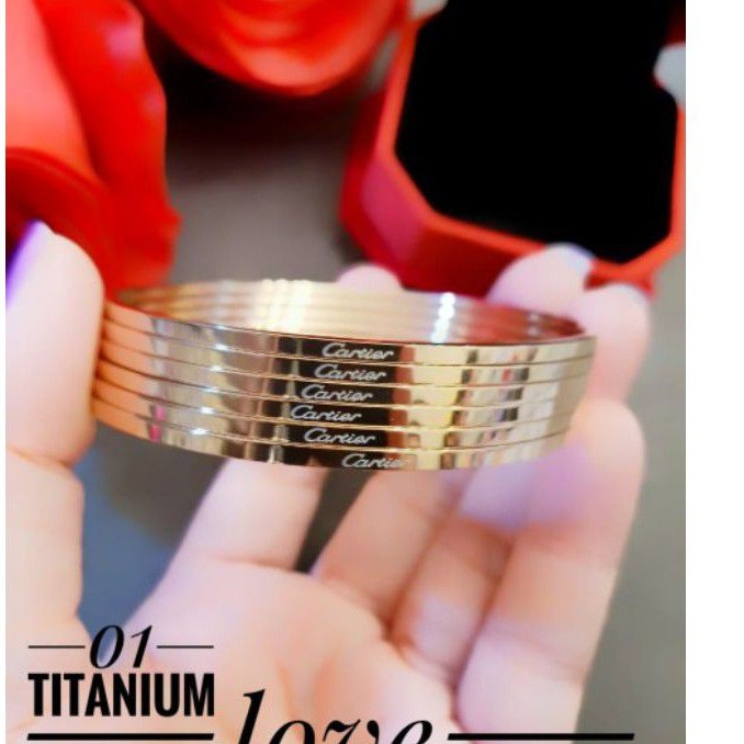 Titanium Perhiasan Gelang wanita 3562o