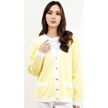 Benang Jarum x Buttonscarves - Signature Monogram Cardigan