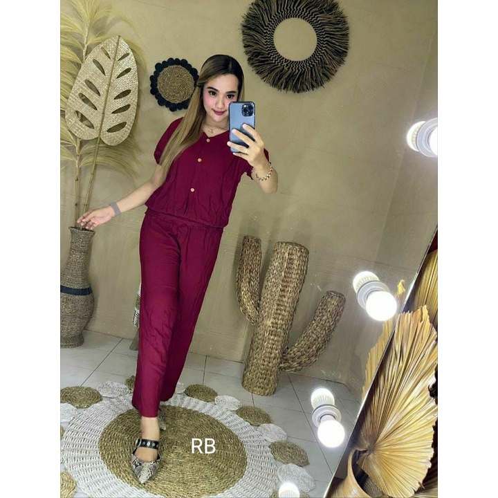 GROSIR TERBARU CP ANDIN KANCING BAHAN RAYON MOTIF POLOS