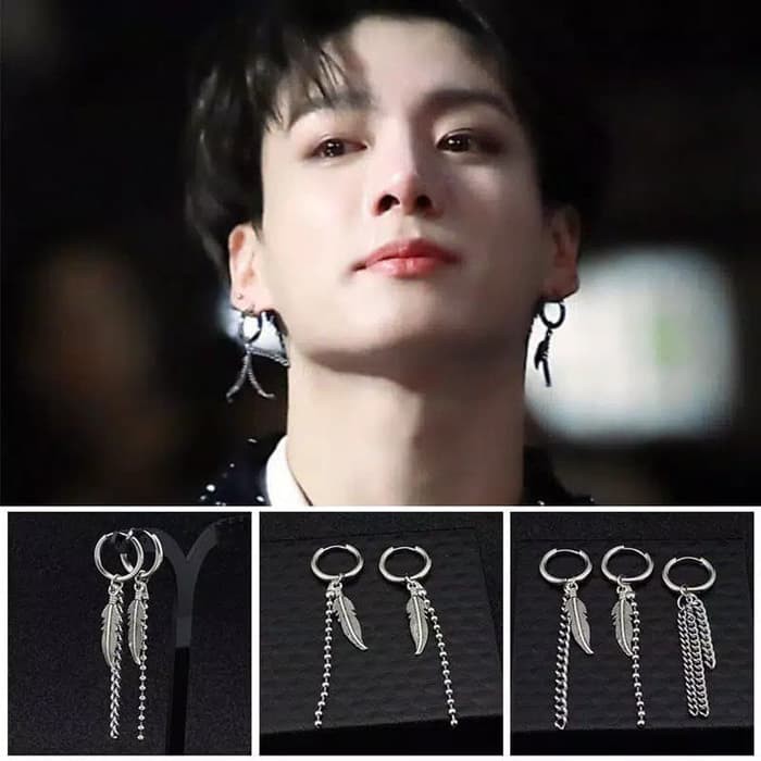 TEE0419 - Anting TUSUK Tindik Pria Wanita Kpop Korea BTS EXO GOT7