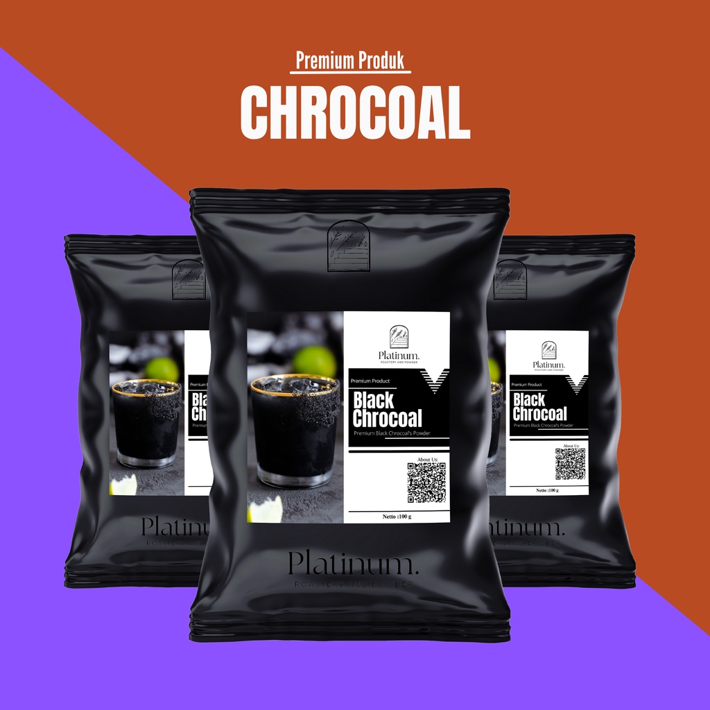 

Black Chrocoal bubuk serbuk powder minuman instan premium rasa chrocoal dan berbagai aneka rasa kemasan 100 gram untuk coffe shop dan cafe