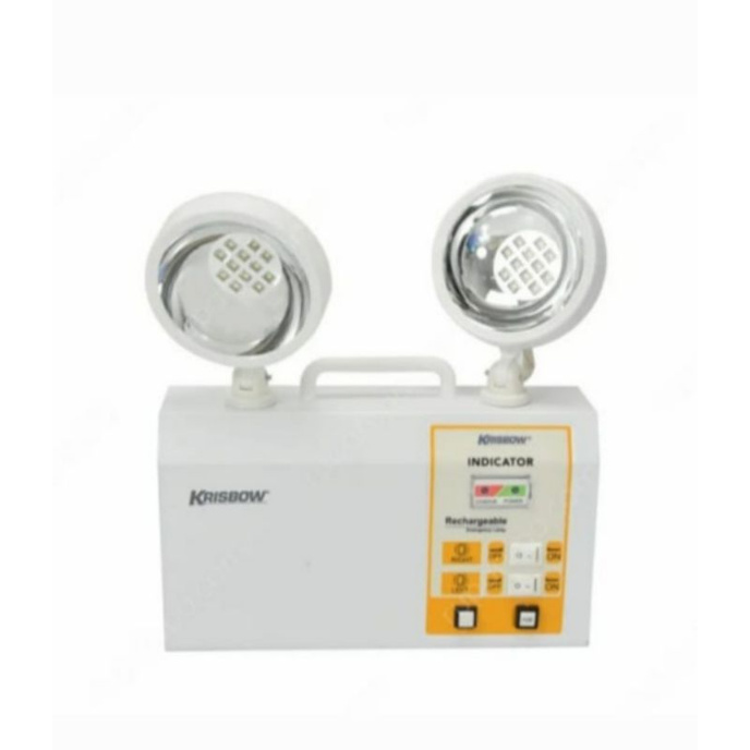 krisbow emergency lamp lampu darurat twin spot