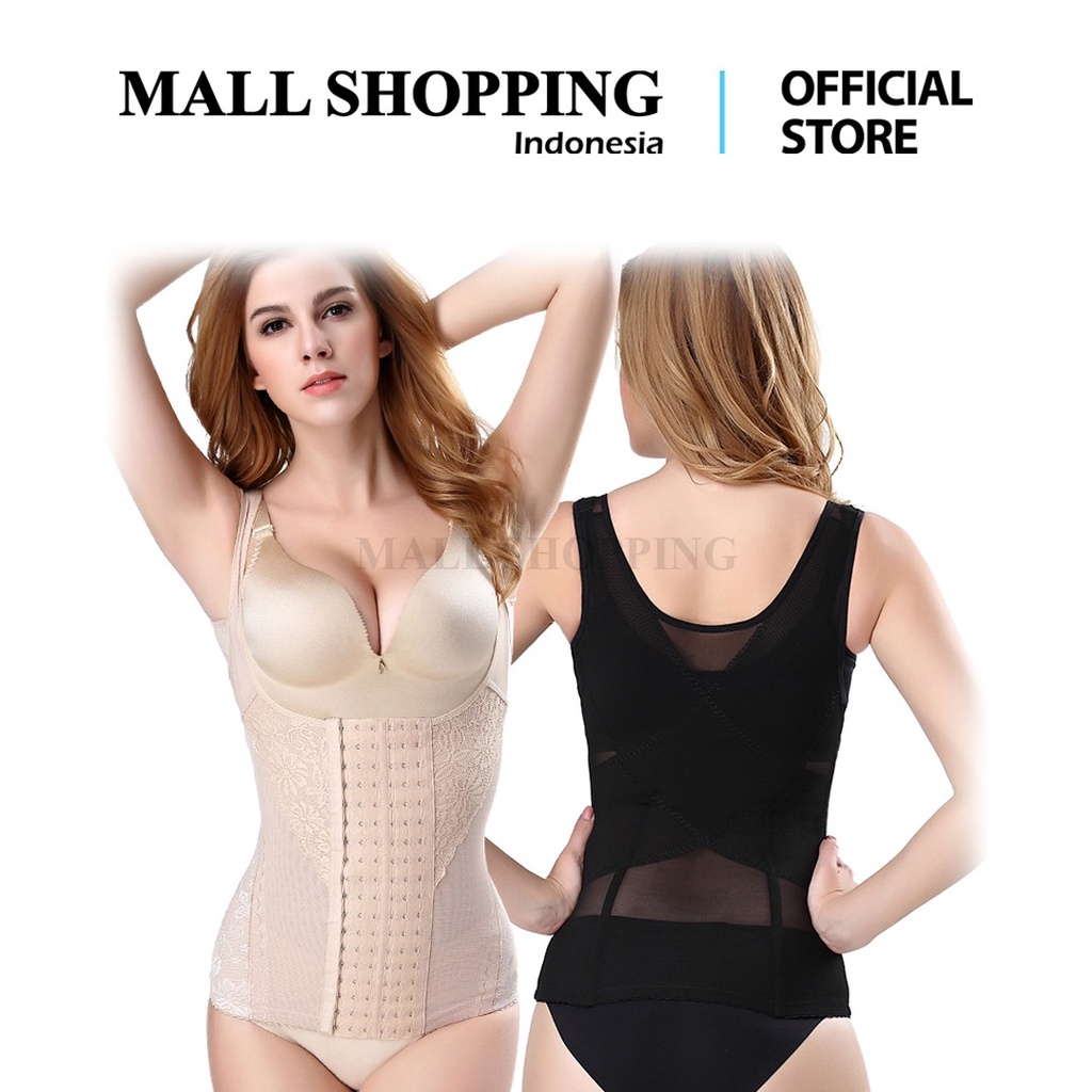 (COD) Korset Pelangsing Perut wanita Body Shaper MALL SHOPPING