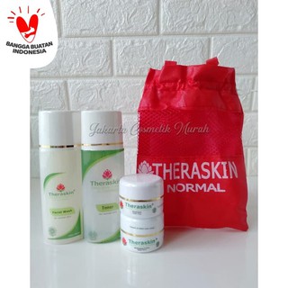Paket Normal Cream Theraskin Original Bpom Isi 4 Free Tas Cantik Shopee Indonesia