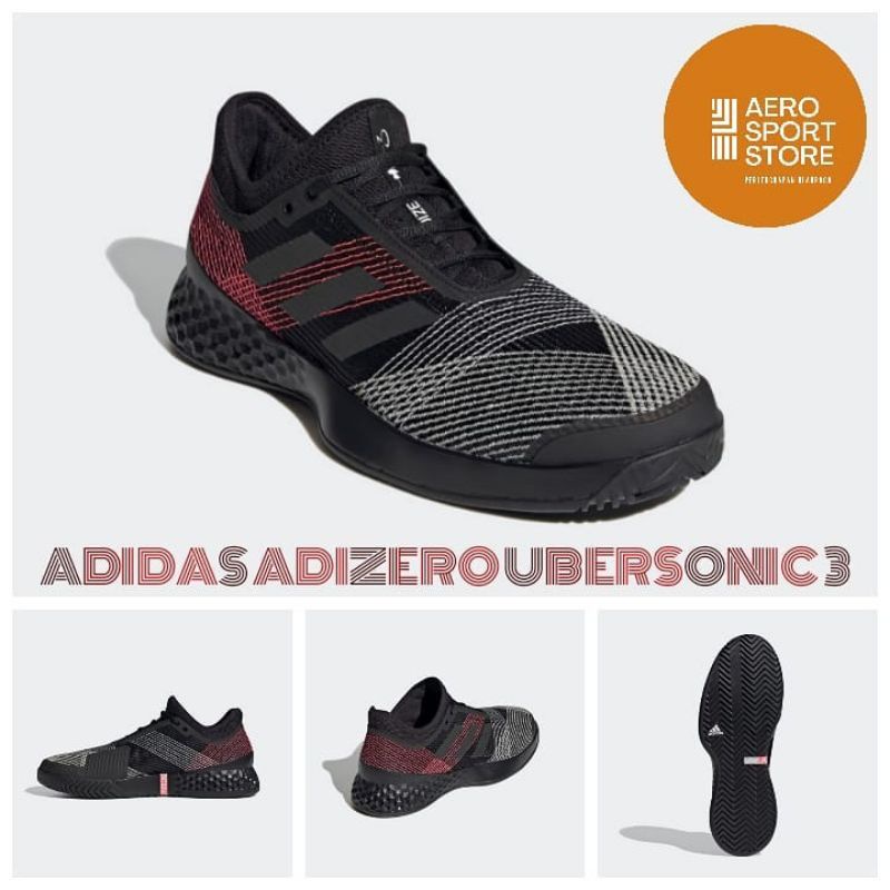 [ SEPATU TENIS LAPANGAN ADIDAS ADIZERO UBERSONIC 3 MEN ]