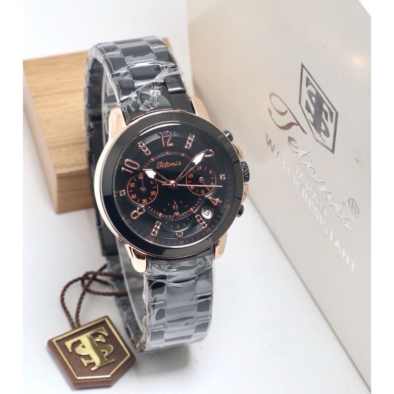 jam tangan TETONIS wanita original rantai