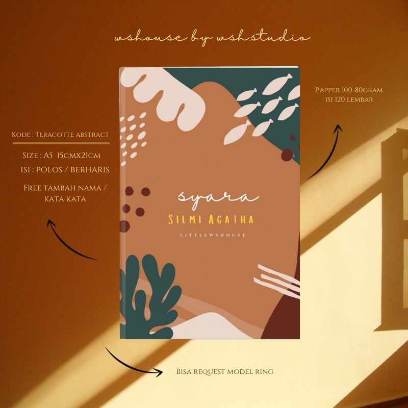 

NOTEBOOK AUTUMN TERACOTTE / NOTEBOOK NAMA