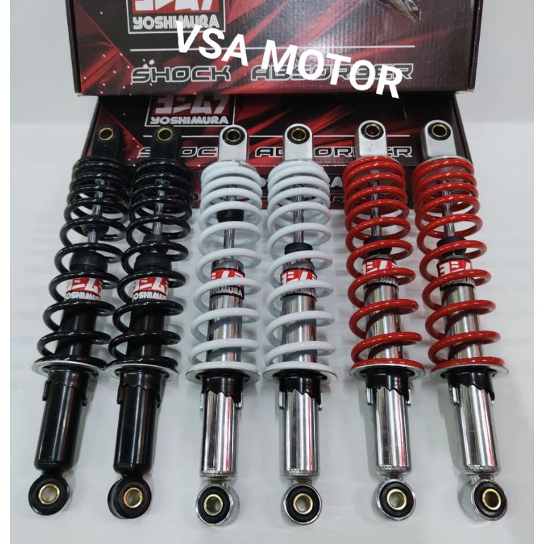 shock breaker/ shock belakang Yoshimura 340mm Supra/Tiger/RX king/Revo/blade