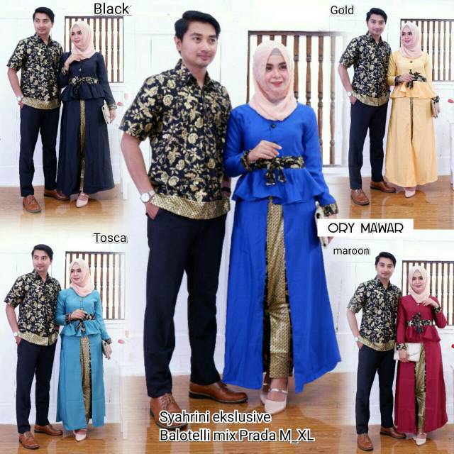 Syahrini ekslusive couple batik (trf-cek stok)