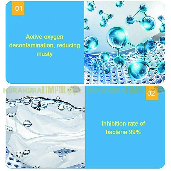 Tablet Pembersih Mesin Cuci Sabun Penghilang Bau Anti Bakteri Deep Cleaning Washing Machine PASAR MURAH