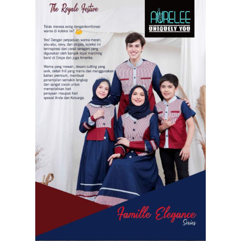 Sarimbit Keluarga Aurelle Famille Elegance Series The Royale Festive