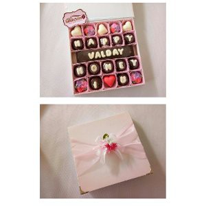 

exclusive box coklat ucapan cocok untuk valentine anniversary birthday S25D Pink