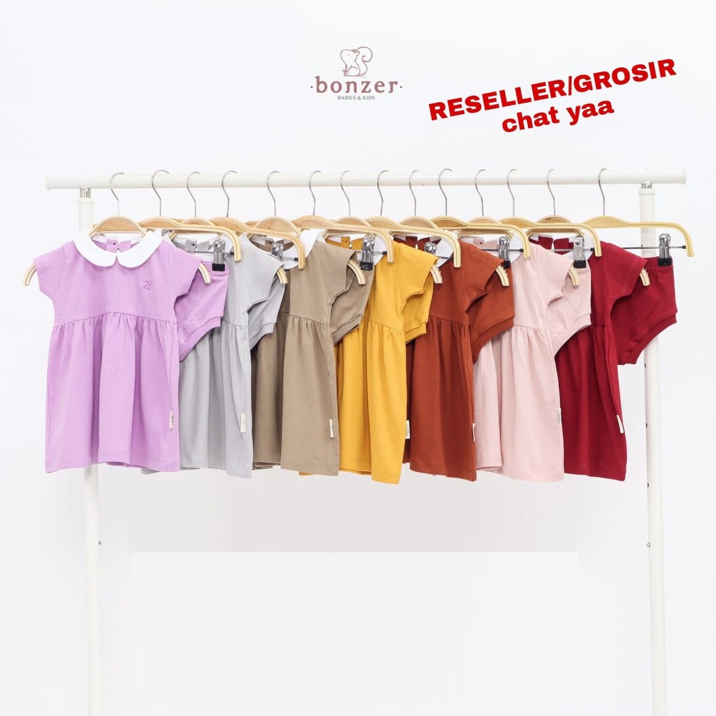 AB04 BONZER BABY OLIVIA DRESS DRESS ANAK DRESS BAYI FASHION ANAK PEREMPUAN