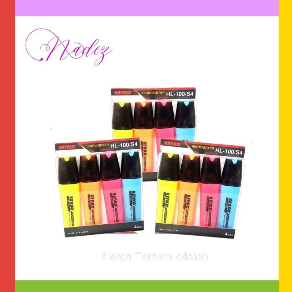 

Stabilo Warna KENKO HL-100 (1 Paket ) Nadez