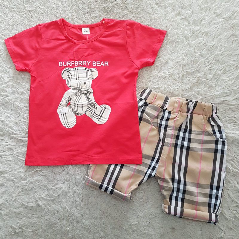 Baju Anak Cowok Import Kaos burbie set