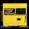 Genset Silent Firman 7000 watt FDG9000SE2. Diesel Solar