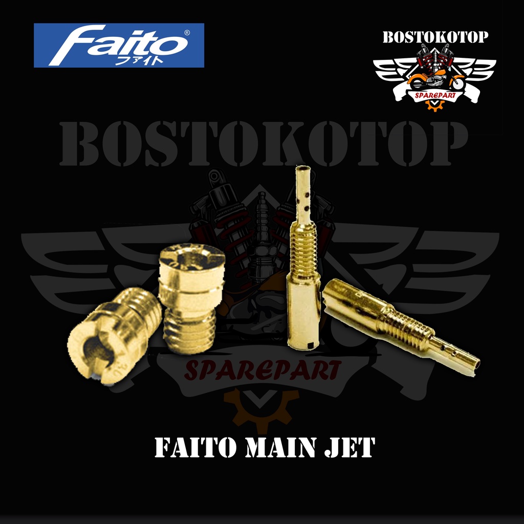 Faito Spuyer Pilot Jet Main Jet Karburator Mio (Uk. 70-190) Original