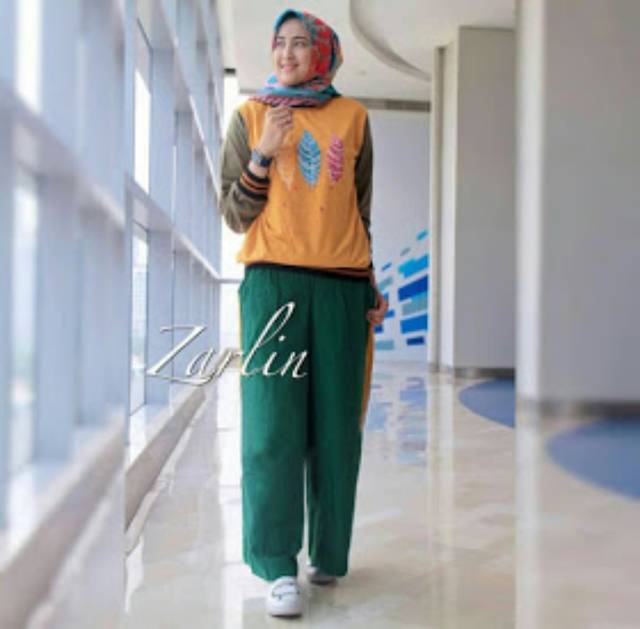 ZARLIN SETELAN KULOT BAJU SENAM / OLAHRAGA