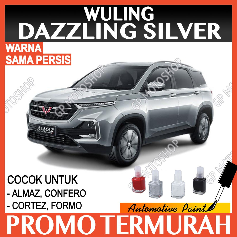 Wuling Dazzling Silver Cat Oles Penghilang Baret Mobil Lecet Silver Metalik Almaz Confero Cortez