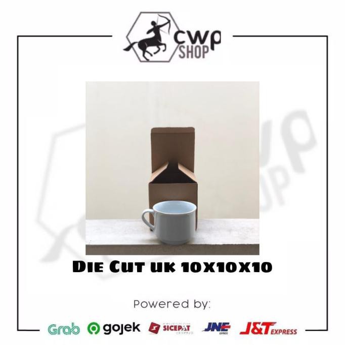 

Kardus Box Karton Polos Die Cut Uk 10X10X10