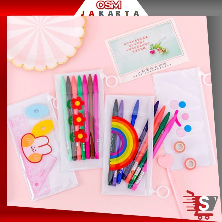 

OSM JKT S5194 Pouch Mini / Tempat Pensil Lucu / Tempat Pensil Zipper
