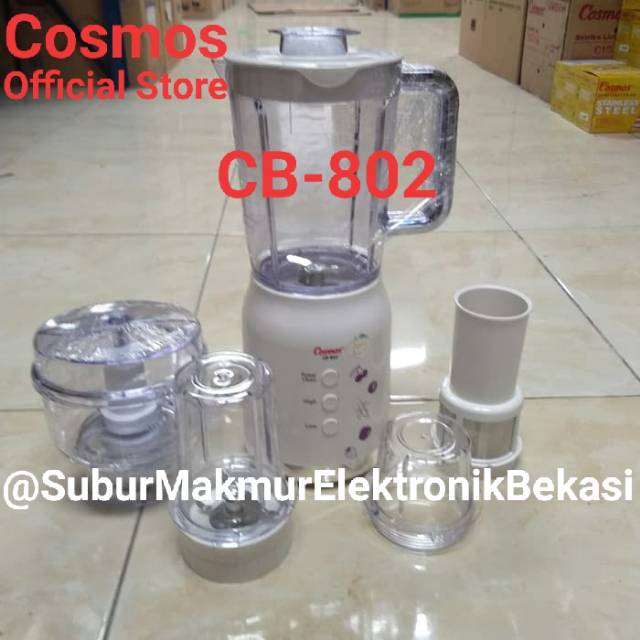 Blender Listrik BLENZ 4in1 Cosmos Goblet Plastik CB-802